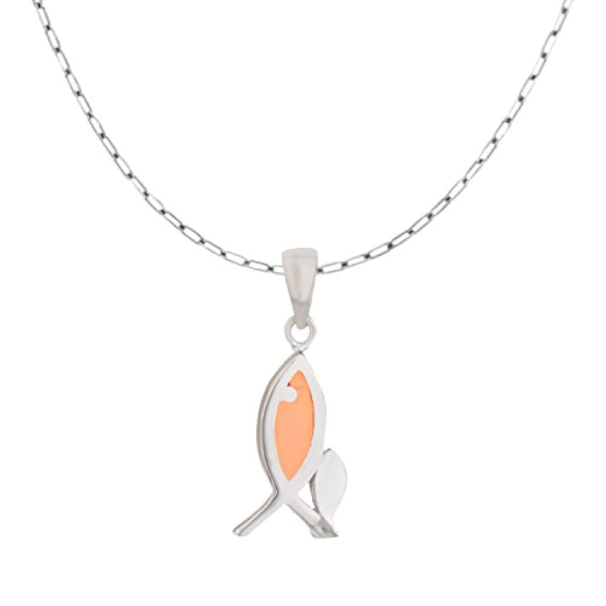 Women's 925 Sterling Silver BIS Hallmarked Pendant with Chain